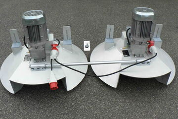 mechanisches u. elektrisches Koppelsystem für Tandem Kornknecht